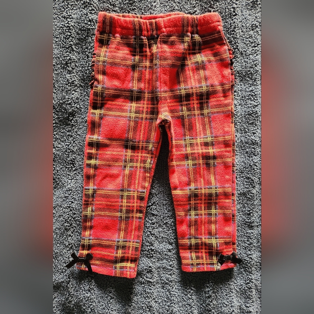 Plaid Baby Girl Pants